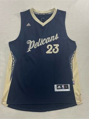 2015 Adidas NBA New Orleans Pelicans Anthony Davis Christmas Jersey Men's Large